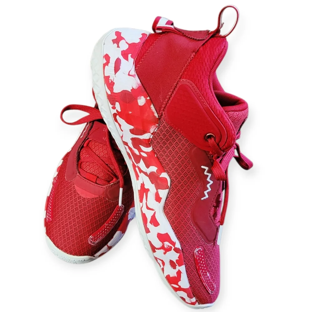 adidas Dovovan Mitchell Issue #3 D.O.N. Athletic Red And White Sneakers